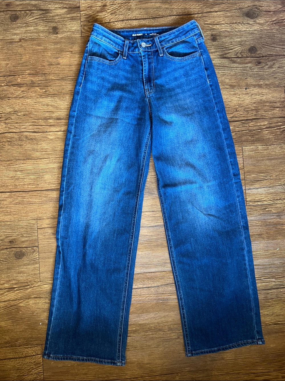 Old Navy High Rise Wow Wide Leg Denim Jeans